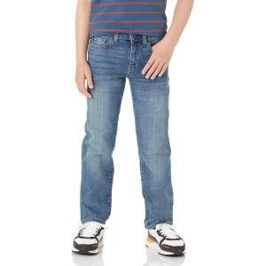 imageAmazon Essentials Boys Regular StraightFit JeansLight Wash