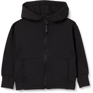 imageAmazon Essentials Boys and Toddlers FullZip Hoodie Relaxedfit Active SweatshirtBlack