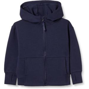 imageAmazon Essentials Boys and Toddlers FullZip Hoodie Relaxedfit Active SweatshirtNavy