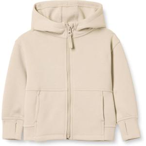 imageAmazon Essentials Boys and Toddlers FullZip Hoodie Relaxedfit Active SweatshirtStone