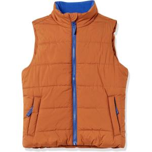 imageAmazon Essentials Boys and Toddlers Heavyweight Outerwear Puffer VestLight Brown