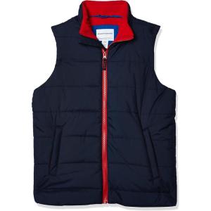 imageAmazon Essentials Boys and Toddlers Heavyweight Outerwear Puffer VestNavy