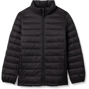 imageAmazon Essentials Boys and Toddlers Lightweight WaterResistant Packable Puffer JacketBlack