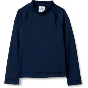 imageAmazon Essentials Boys and Toddlers Long Sleeve Rashguard TShirtNavy