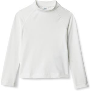 imageAmazon Essentials Boys and Toddlers Long Sleeve Rashguard TShirtWhite