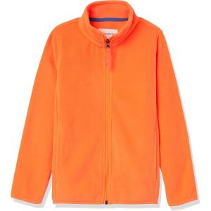 imageAmazon Essentials Boys and Toddlers Polar Fleece FullZip Mock JacketOrange