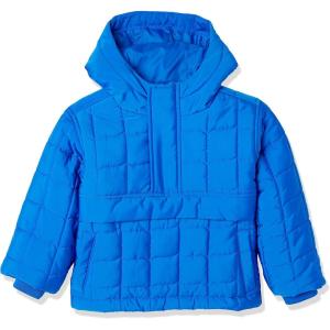 imageAmazon Essentials Boys and Toddlers Quilted Pullover JacketBright Blue