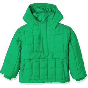 imageAmazon Essentials Boys and Toddlers Quilted Pullover JacketGreen
