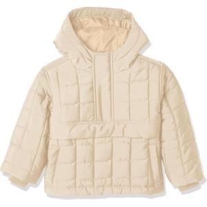imageAmazon Essentials Boys and Toddlers Quilted Pullover JacketTan