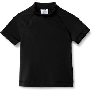 imageAmazon Essentials Boys and Toddlers Short Sleeve Rashguard TShirtBlack