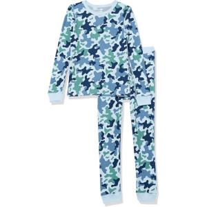 imageAmazon Essentials Boys and Toddlers Thermal Long Underwear SetBlue Camo