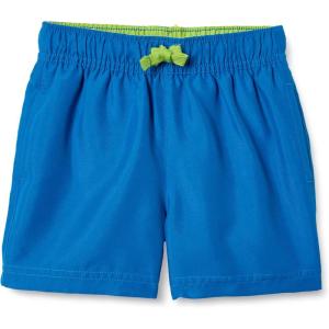imageAmazon Essentials Boys and Toddlers Woven Swim TrunkDeep Blue
