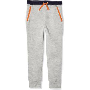 imageAmazon Essentials Boys and Toddlers ZipPocket Fleece Jogger Pant Previously Spotted ZebraGrey Heather