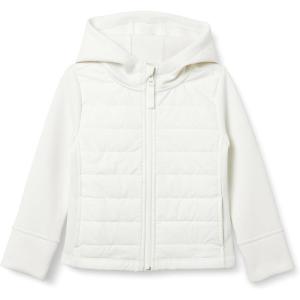 imageAmazon Essentials Girls and Toddlers Hooded FullZip Active JacketEggshell White