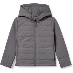 imageAmazon Essentials Girls and Toddlers Hooded FullZip Active JacketGrey