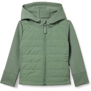imageAmazon Essentials Girls and Toddlers Hooded FullZip Active JacketSage Green