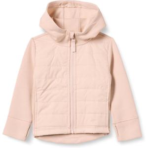 imageAmazon Essentials Girls and Toddlers Hooded FullZip Active JacketSoft Petal
