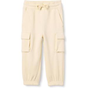 imageAmazon Essentials Unisex Kids and Toddlers Cargo Jogger MultipacksBeige