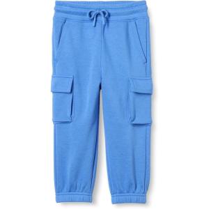imageAmazon Essentials Unisex Kids and Toddlers Cargo Jogger MultipacksBlue