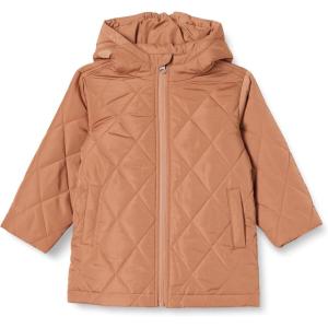 imageAmazon Essentials Unisex Kids and Toddlers Long Quilted JacketLight Brown