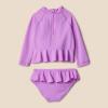 imageAmazon Essentials Baby Girls Rashguard SetBright Lavender