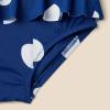 imageAmazon Essentials Baby Girls Rashguard SetDeep Blue Ivory Abstract Dots