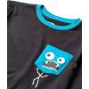 imageAmazon Essentials Boys and Toddlers LongSleeve TShirts Pack of 5MonstersMulticolorStripe