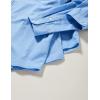 imageAmazon Essentials Girls Uniform Long Sleeve Stretch Poplin ButtonDown Shirts MultipacksBlue