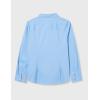 imageAmazon Essentials Girls Uniform Long Sleeve Stretch Poplin ButtonDown Shirts MultipacksBlue