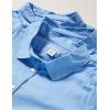 imageAmazon Essentials Girls Uniform Long Sleeve Stretch Poplin ButtonDown Shirts MultipacksBlue
