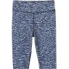 imageAmazon Essentials Girls and Toddlers Active Capri Legging MultipacksLilacNavy Zebra Stripe