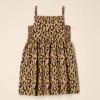 imageAmazon Essentials Girls and Toddlers Cotton Strappy Midi DressDark Tan Leopard