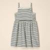 imageAmazon Essentials Girls and Toddlers Cotton Strappy Midi DressEcru Black French Stripe