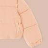 imageAmazon Essentials Girls and Toddlers Cropped FullZip Puffer Jacket Quilted Matte or Sherpa FleeceLight Brown