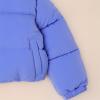 imageAmazon Essentials Girls and Toddlers Cropped FullZip Puffer Jacket Quilted Matte or Sherpa FleecePurple Blue