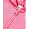 imageAmazon Essentials Girls and Toddlers Fleece ZipUp Hoodie Sweatshirt  Discontinued ColorsBright Pink