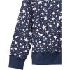 imageAmazon Essentials Girls and Toddlers Fleece ZipUp Hoodie Sweatshirt  Discontinued ColorsNavy Stars