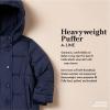imageAmazon Essentials Girls and Toddlers Heavyweight Hooded Puffer Coat WaterResistantLight Mauve