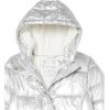 imageAmazon Essentials Girls and Toddlers Heavyweight Hooded Puffer Coat WaterResistantMetallic Silver