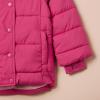 imageAmazon Essentials Girls and Toddlers Heavyweight Hooded Puffer Coat WaterResistantPink