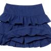 imageAmazon Essentials Girls and Toddlers Knitted Ruffle Scooter Skirts Previously Spotted Zebra MultipacksNavyPink CandyWhite Rainbow Print
