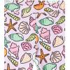 imageAmazon Essentials Girls and Toddlers Leggings MultipacksAqua BlueBlackLight Pink FruitPinkPurple Seashells