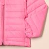imageAmazon Essentials Girls and Toddlers Lightweight WaterResistant Hooded Packable Mock Puffer JacketBright Pink