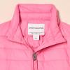 imageAmazon Essentials Girls and Toddlers Lightweight WaterResistant Hooded Packable Mock Puffer JacketBright Pink