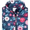 imageAmazon Essentials Girls and Toddlers Lightweight WaterResistant Hooded Packable Mock Puffer JacketNavy Floral
