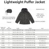 imageAmazon Essentials Girls and Toddlers Lightweight WaterResistant Packable Hooded Puffer JacketBright Pink