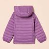 imageAmazon Essentials Girls and Toddlers Lightweight WaterResistant Packable Hooded Puffer JacketDusty Purple