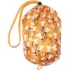 imageAmazon Essentials Girls and Toddlers Lightweight WaterResistant Packable Puffer VestApricot Orange Floral