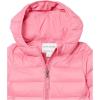 imageAmazon Essentials Girls and Toddlers Long Lightweight Hooded Puffer JacketBright Pink