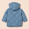 imageAmazon Essentials Girls and Toddlers Long Quilted Cocoon Puffer CoatBlue